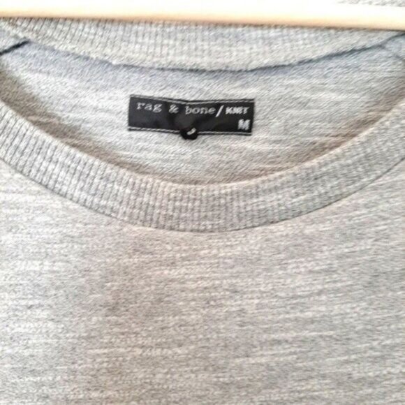 RAG & BONE Knit Sibella Drawstring Waist Dress Grey Sz M - Picture 11 of 16